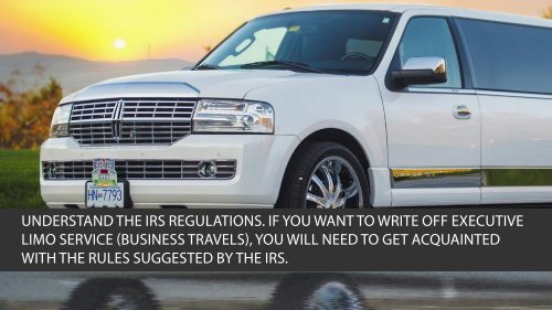 Tips To Make The Most Out of Executive Limo Service