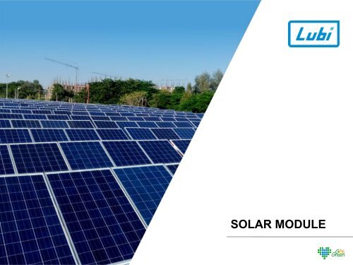 Lubi Solar | Solar Panel Manufacturing Company India