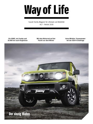 Suzuki Way of Life Magazin Herbst 2018