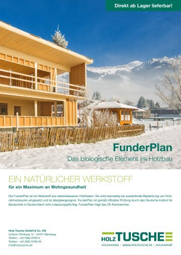 FunderPlan – Das biologische Element im Holzbau