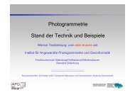 Photogrammetrie - Stand der Technik und Beispiele - IAPG