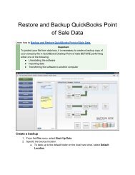 How Do I Restore and Backup QuickBooks Point of Sale Data_