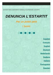 Estartit l'Estartit EMD Ajuntament Torroella de Montgrí Denuncia