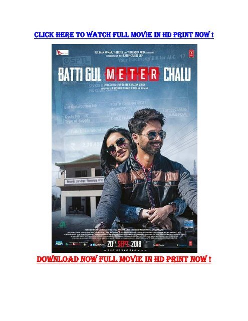 BATTI GUL METER CHALU FULL MOVIE DOWNLOAD HD FREE DOWNLOAD 1080P