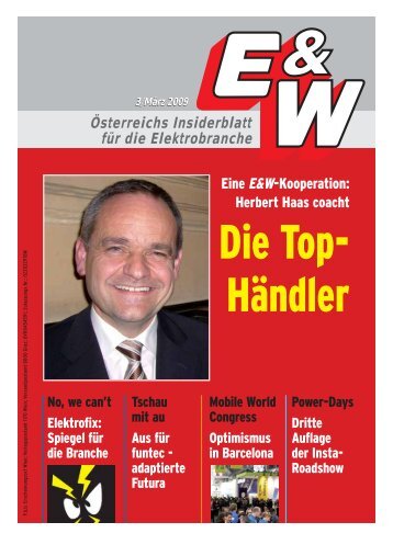 Österreichs Insiderblatt für die Elektrobranche Eine E&W ...