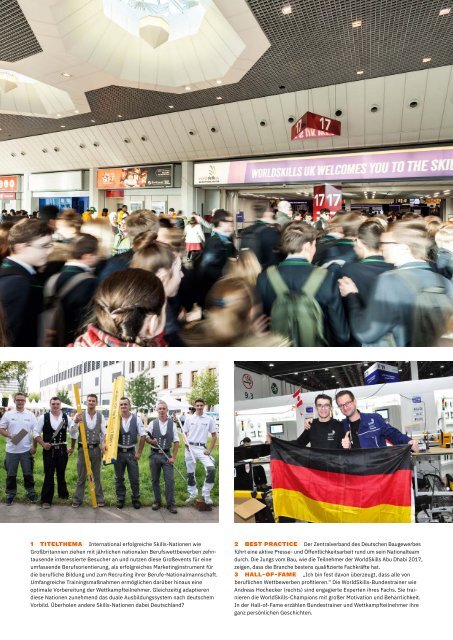 WorldSkills Germany Magazin - Ausgabe 11 - August 2018