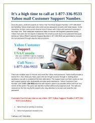 1877-503-0107 | yahoo mail customer support number 