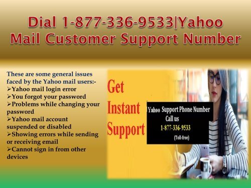 Call Now 1-877-336-9533 Yahoo Mail Technical Support Number