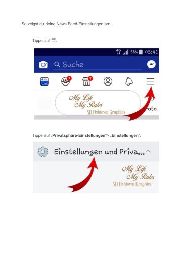 Facebook News Feed Einstellungen Handy