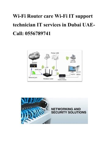 Home wifi router care wifi support technician in Dubai 0556789741