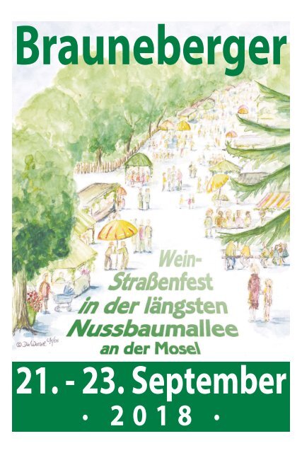 Brauneberger Weinstraßenfest 21.-23. September 2018