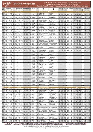 Ladbrokes 22 - 23 Septembre 2018