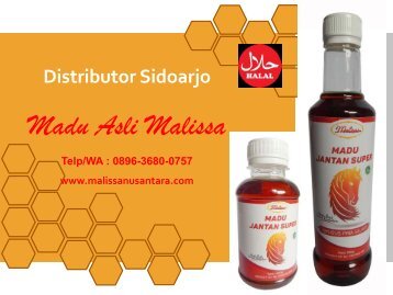 0896-3680-0757, Distributor Madu Asli Malissa Sidoarjo