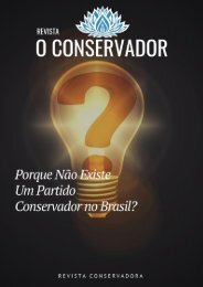 Revista Conservadora - Porque o Brasil não tem um partido conservador