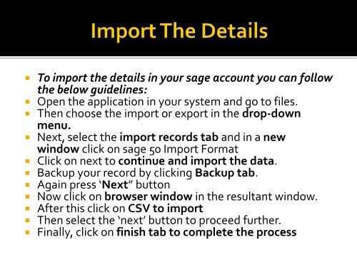 The New Way To Importing And Exporting Documents In Sage