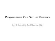 Progessence Plus Serum Reviews