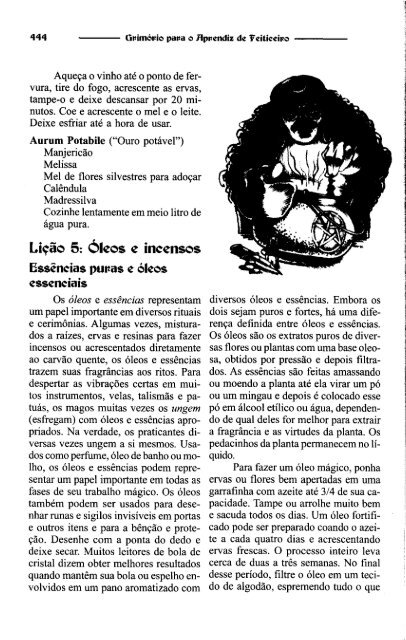 Grimorio para o Aprendiz de Feiticeiro - Oberon