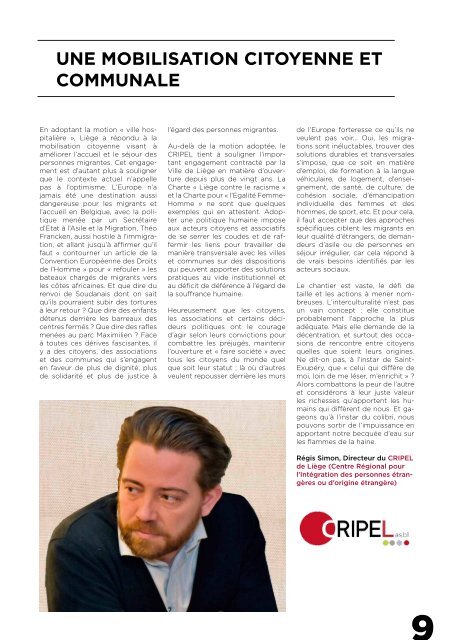 Diversités Magazine : Liège Ville Hospitalière