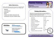 Teacher Training