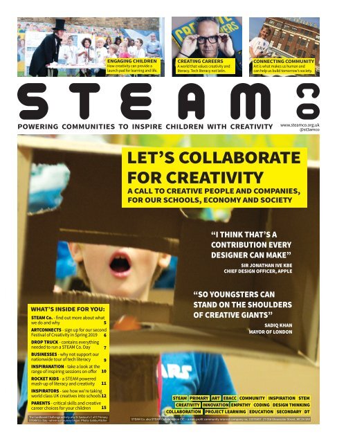 Collaborate for Creativity newspaper - STEAM Co.