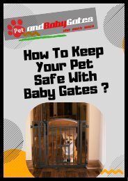 Durable Pet Gates For Puppies