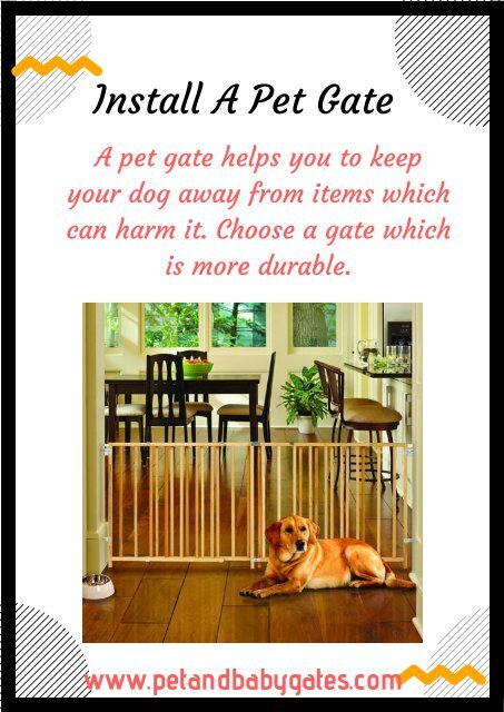 Durable Pet Gates For Puppies