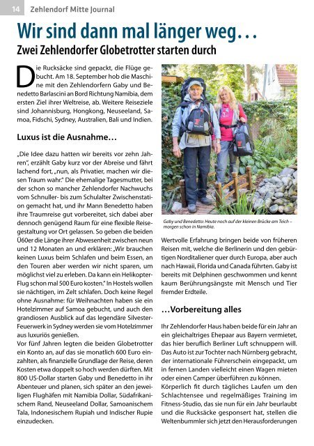 Zehlendorf Mitte Journal Okt/Nov 2018