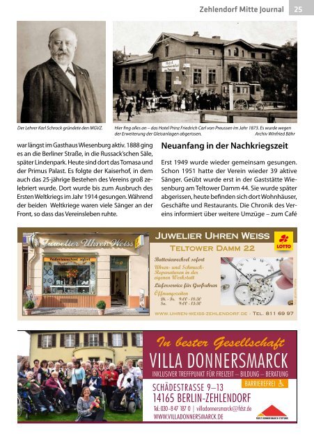 Zehlendorf Mitte Journal Okt/Nov 2018