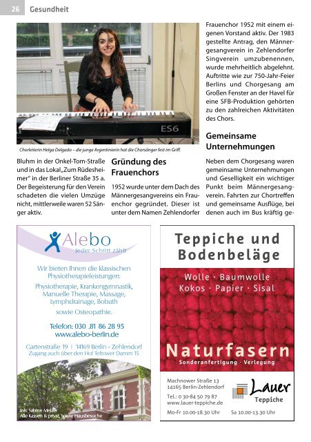 Zehlendorf Mitte Journal Okt/Nov 2018