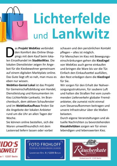Lankwitz Journal Okt/Nov 2018