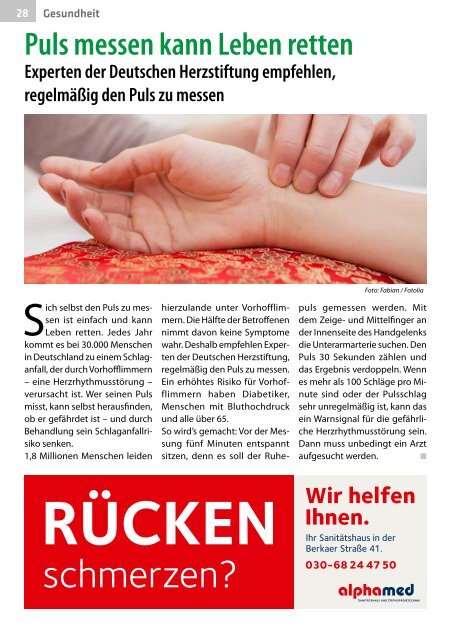 Dahlem & Grunewald Journal Okt/Nov 2018