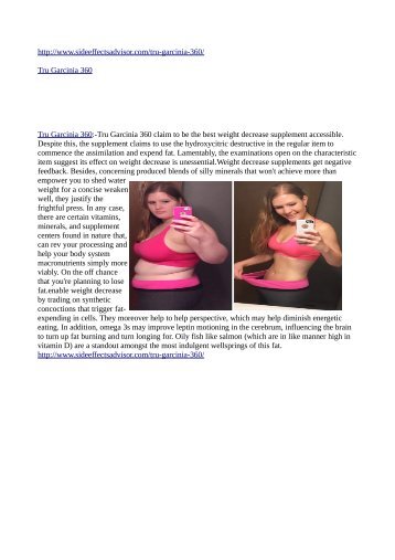 http://www.sideeffectsadvisor.com/tru-garcinia-360/