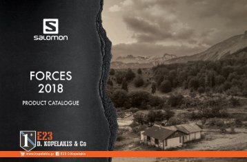 Salomon Forces Catalogue 2018