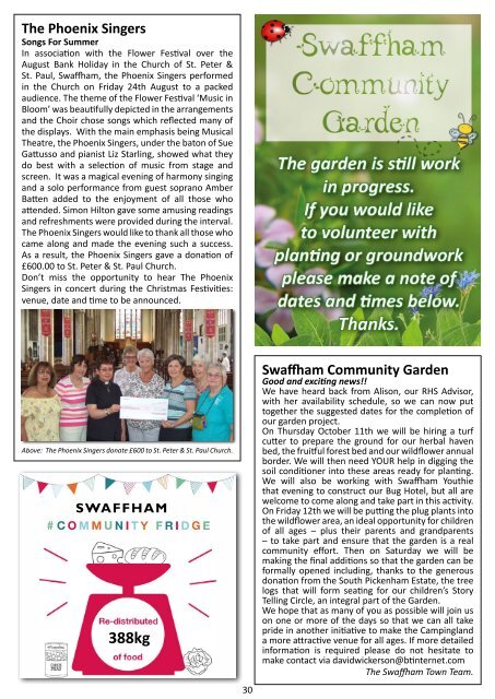 Swaffham Newsletter