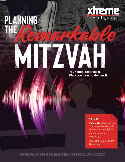 Xtreme Event Group | Planning the Remarkable Mitzvah