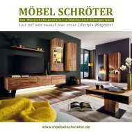 MÖBEL SCHRÖTER Katalog 2018-2019