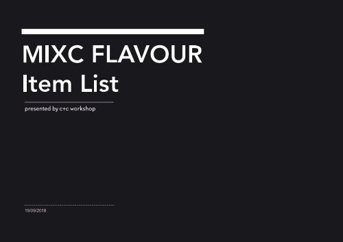 MixCFlavour_List