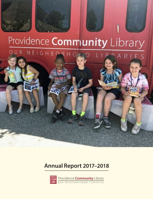 Providence Community Library Annual Report 2017-2018