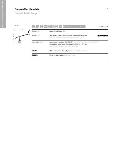 TECNOLUMEN Katalog 2018