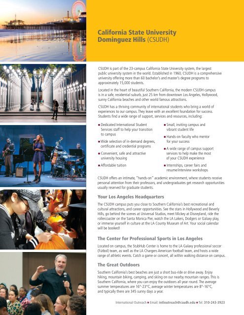 2018 CSUDH International Programs Brochure