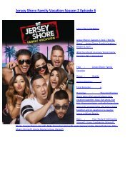 jersey shore family vacation full episode online free