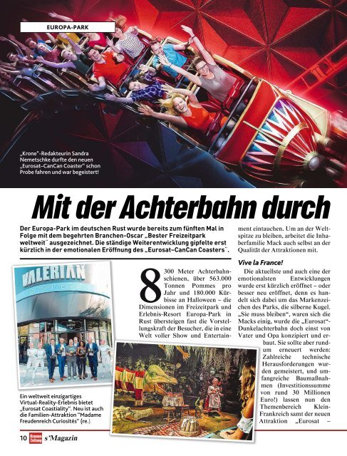 s'Magazin usm Ländle, 23. September 2018