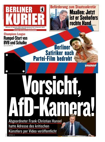 Berliner Kurier 19.09.2018