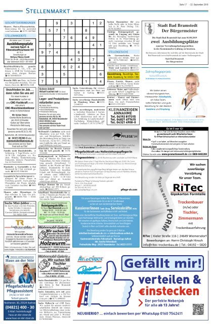 Ihr Anzeiger Bad Bramstedt 38 2018