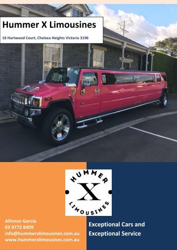 How To Get The Best Limo Hire Deal - Hummer X Limousines