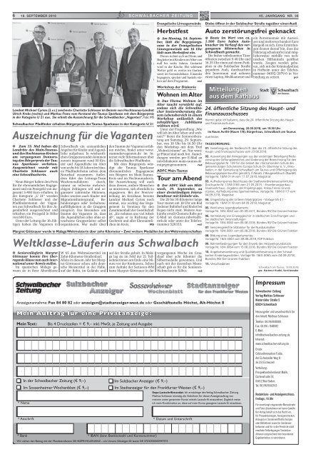 Schwalbacher Zeitung