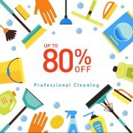 UP TO 80% OFF On Hiring A Professional Cleaner