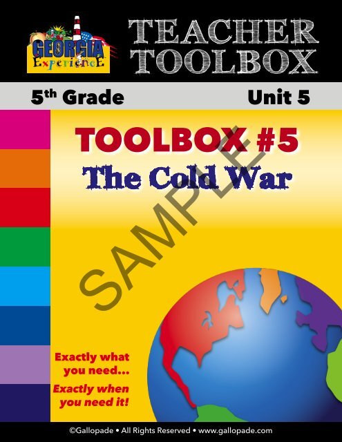 GA 5th Grade Toolbox #5