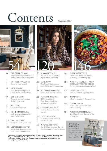 Wealden Times | WT200 | October 2018 | Kitchen & Bathroom supplement inside