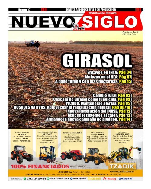 Revista Agropecuaria Nuevo Siglo Número 171 - SEPTIEMBRE 2018